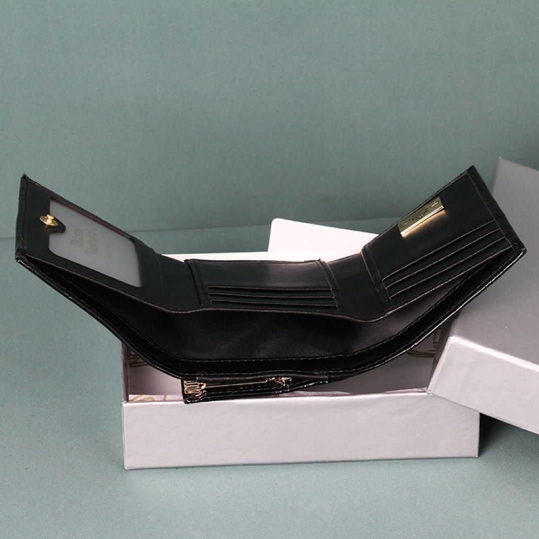 Vivienne Westwood ブラック三つ折り財布 ＃33556