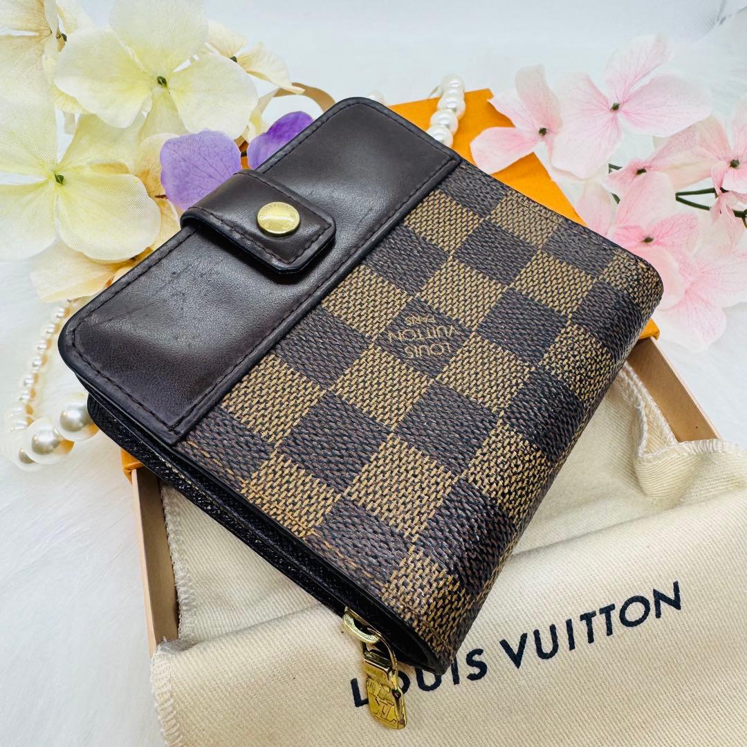 ルイヴィトン LOUIS VITTON コンパクトジップ ダミエ N61668