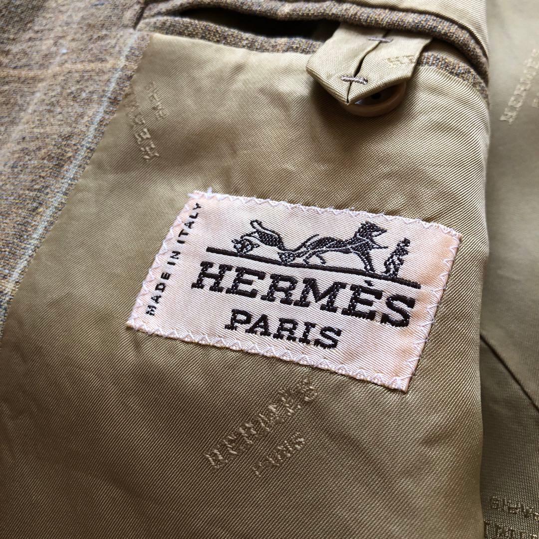 HERMES リネン ジャケット エルメス