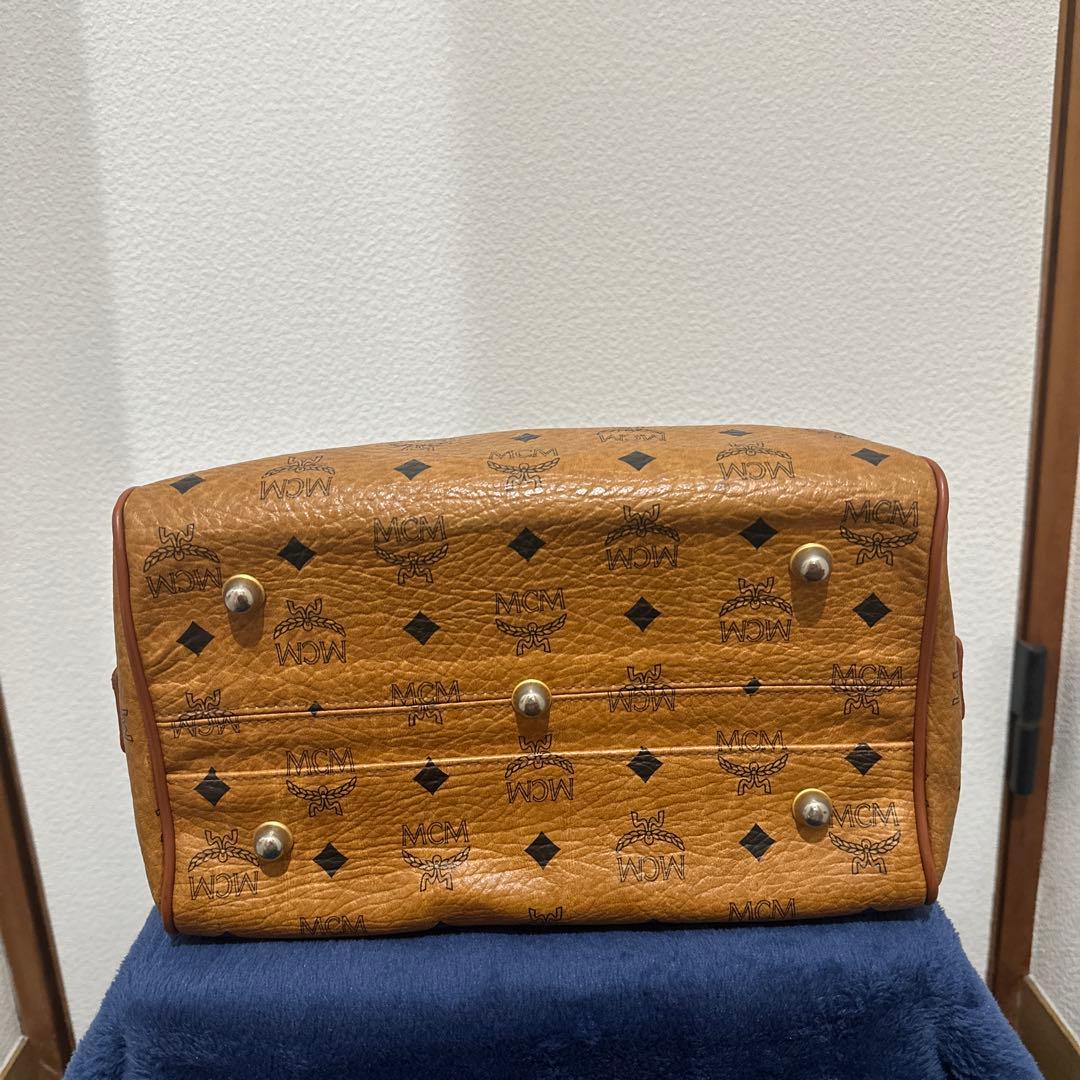MCM ロゴプリント ボストンバッグ美品