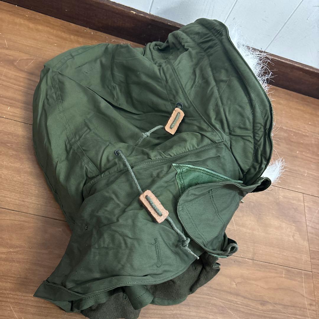 デッドストック　米軍　実物　80s M65 フィッシュテールパーカーフード　②