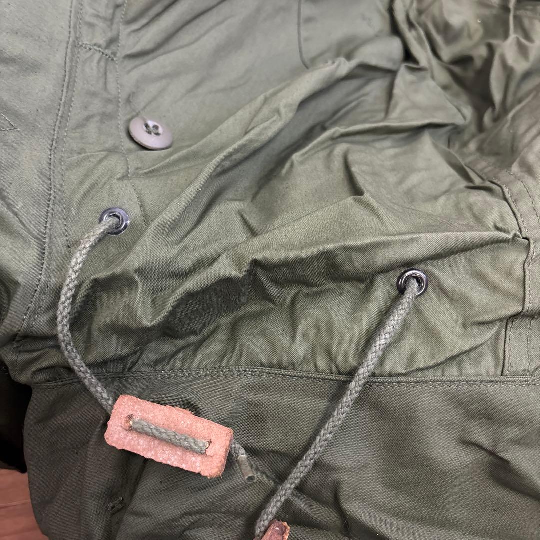 デッドストック　米軍　実物　80s M65 フィッシュテールパーカーフード　②