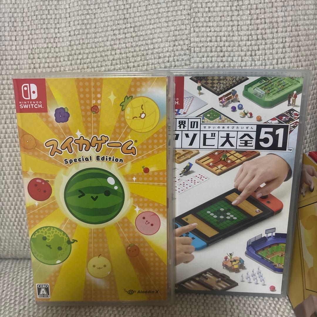 Nintendo Switch Lite イエロー 本体　スイカゲーム　カセット