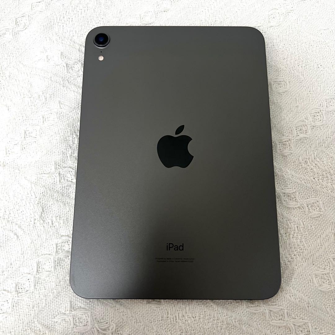 【美品・カバー付】 iPad mini6 （第6世代）64GB スペースグレー