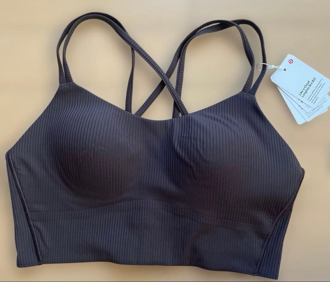 lululemon リブロングラインブラ ライトサポート8★新品