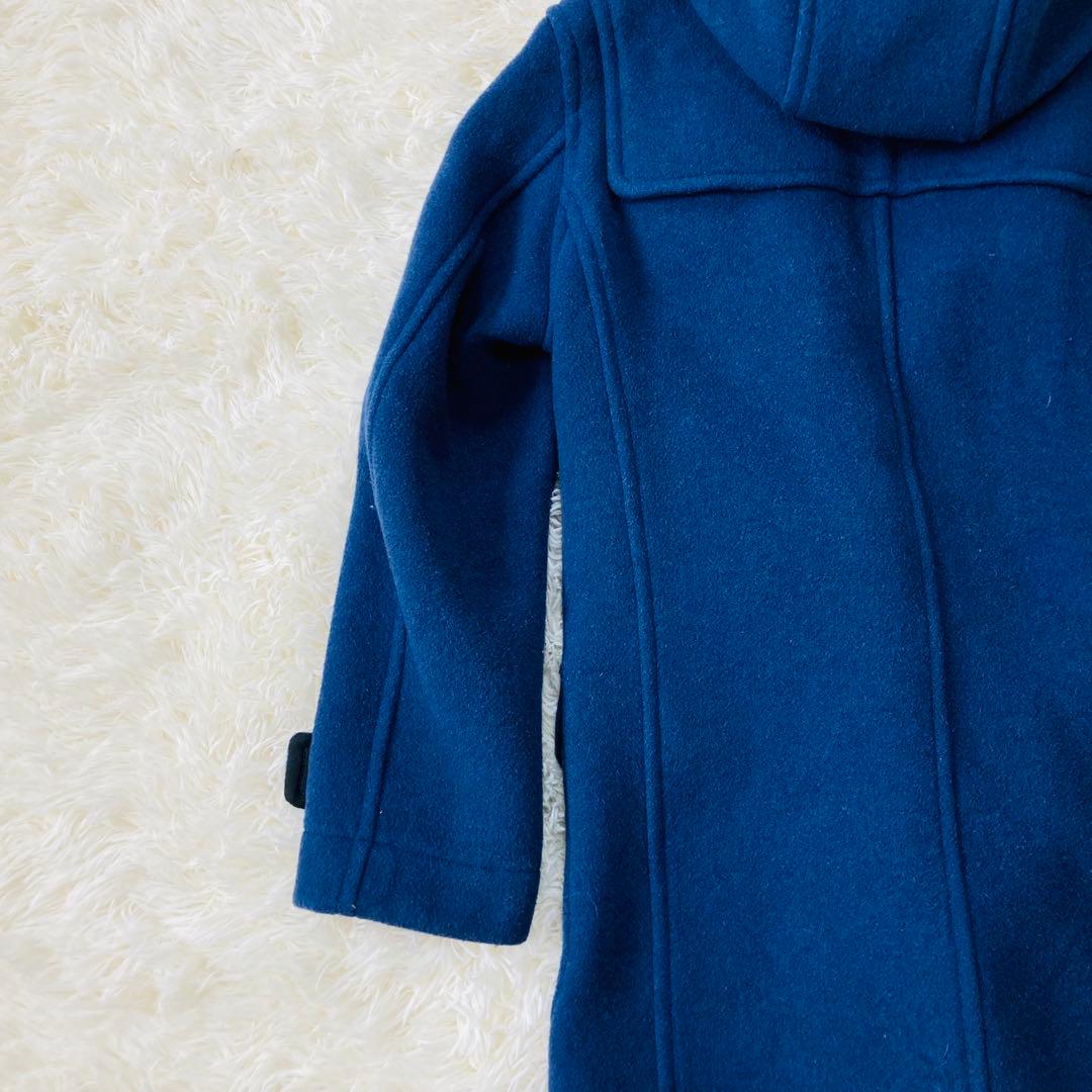 【美品】London traditionイギリス製　ダッフルコート　青　ブルー