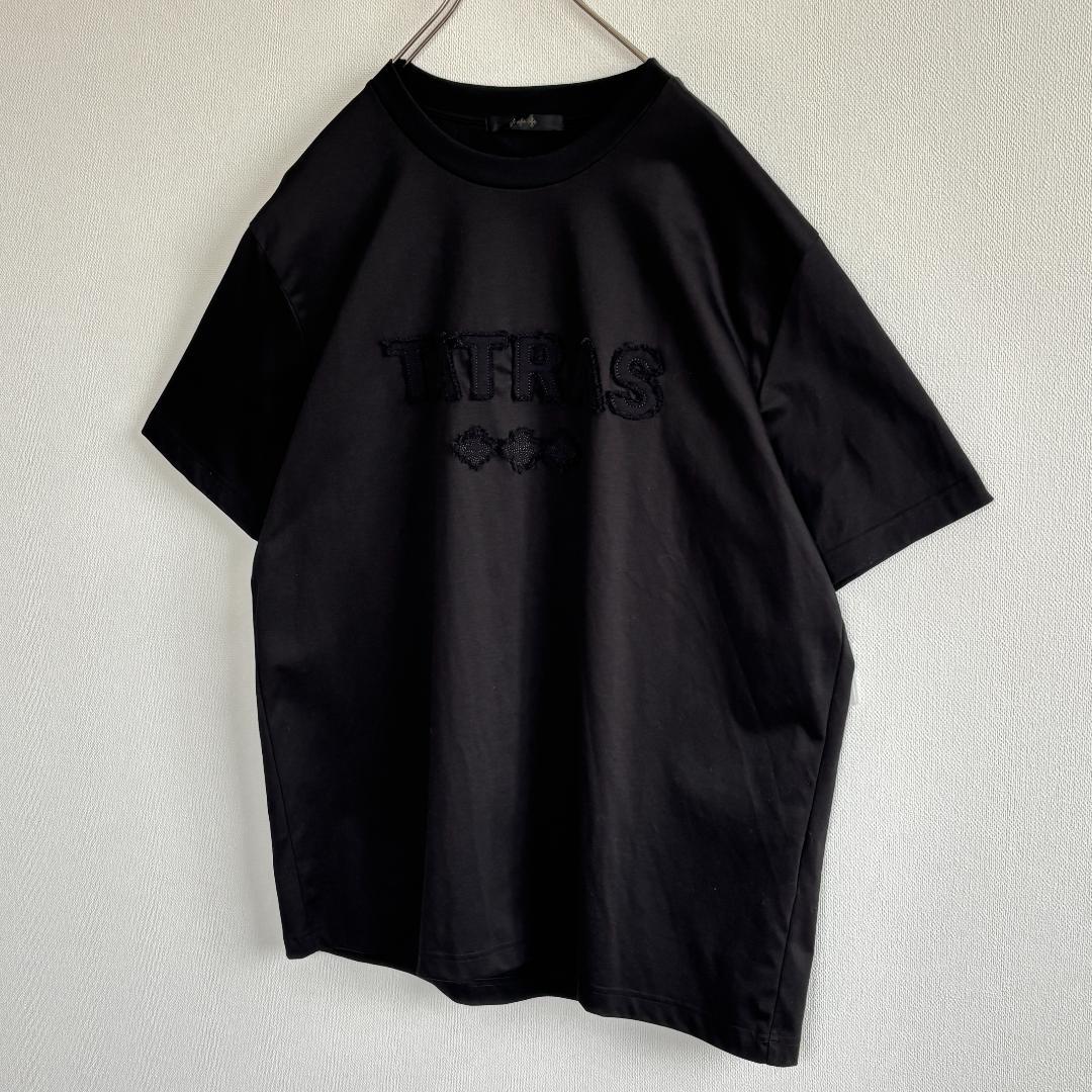 ainori【極美品】タトラス/Tシャツ/ビッグワッペンロゴ/黒/4