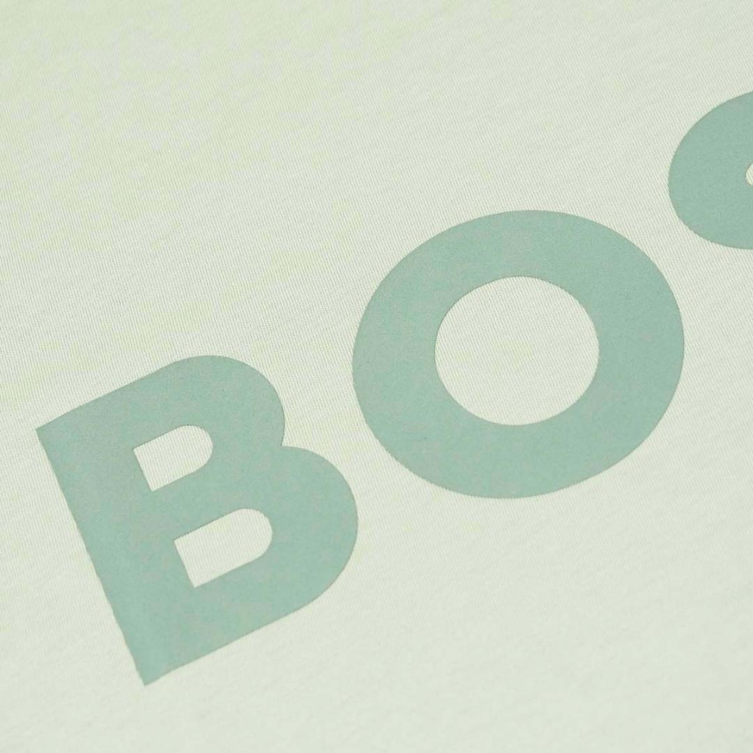新品 HUGO BOSS メンズ コットン 半袖Tシャツ 大谷翔平 カーキ XL