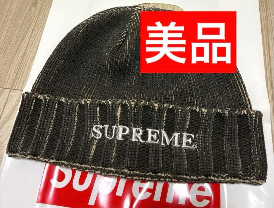 24H以内発送 完売品 美品 黒 22ss Overprint Beanie