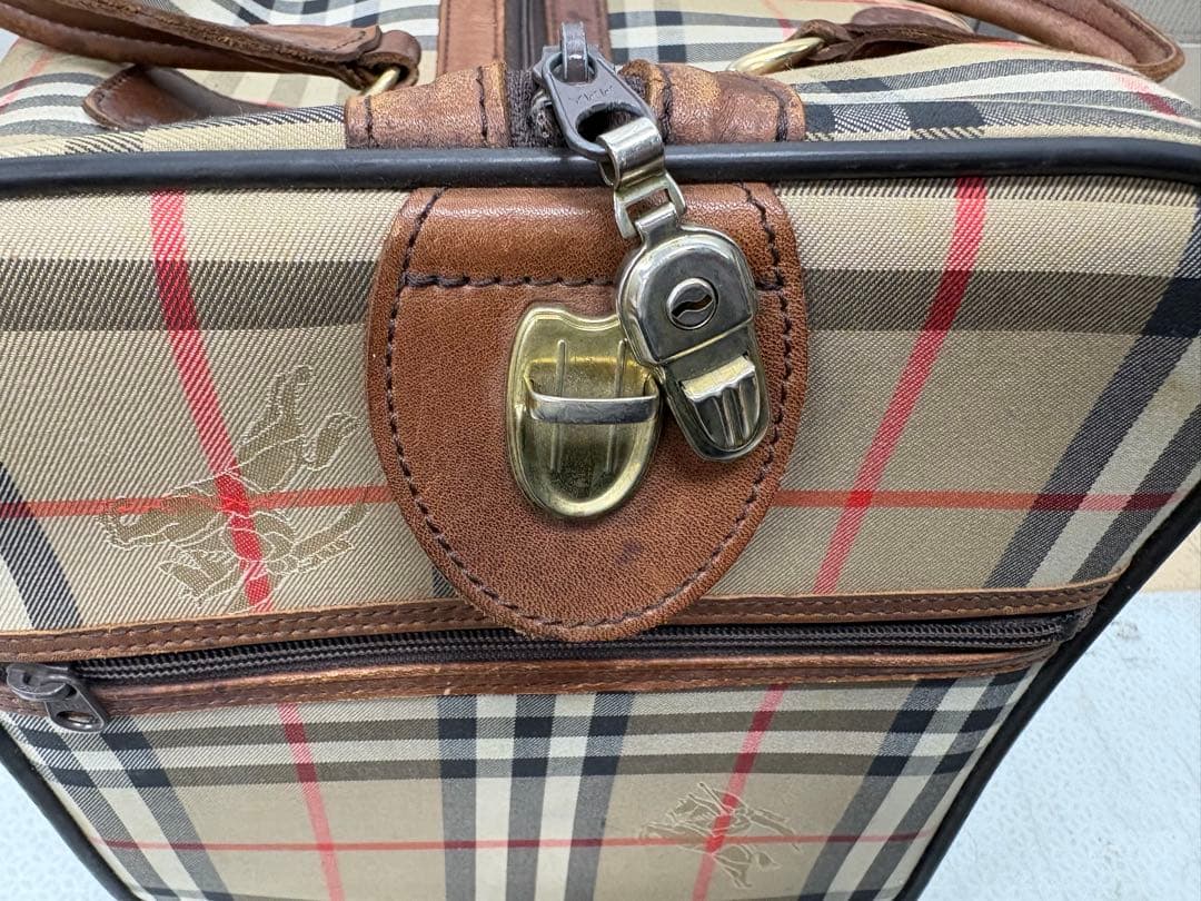 バーバリー ノバチェック BURBERRY Burberrys ボストンバッグ