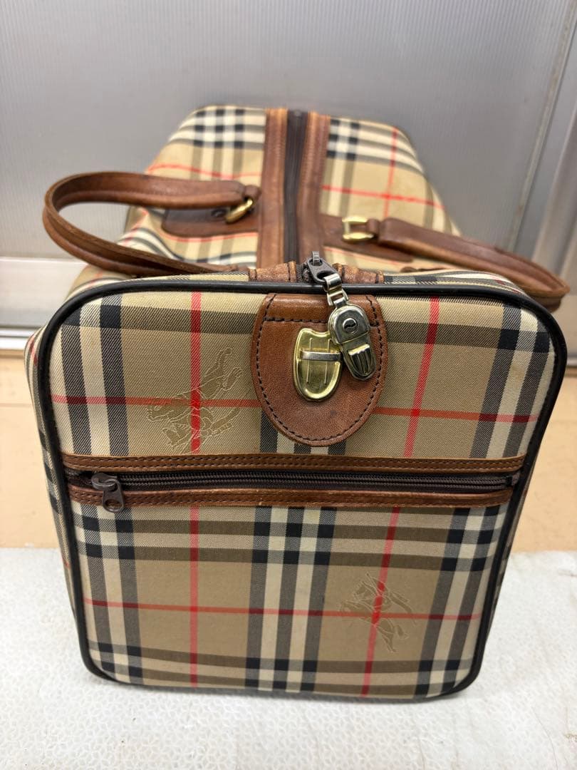 バーバリー ノバチェック BURBERRY Burberrys ボストンバッグ