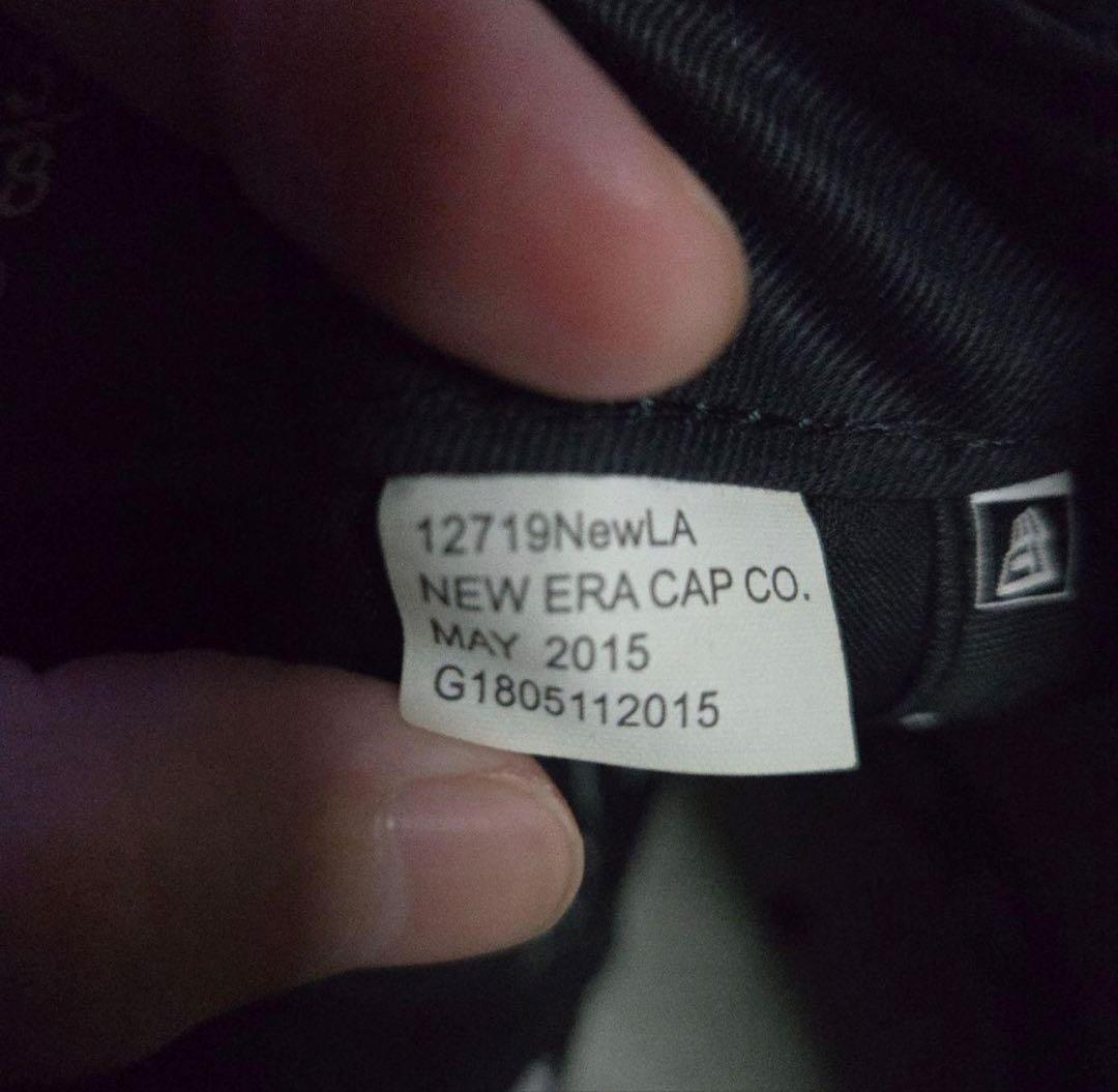 Supreme ブラックレザー キャップ 59FIFTY