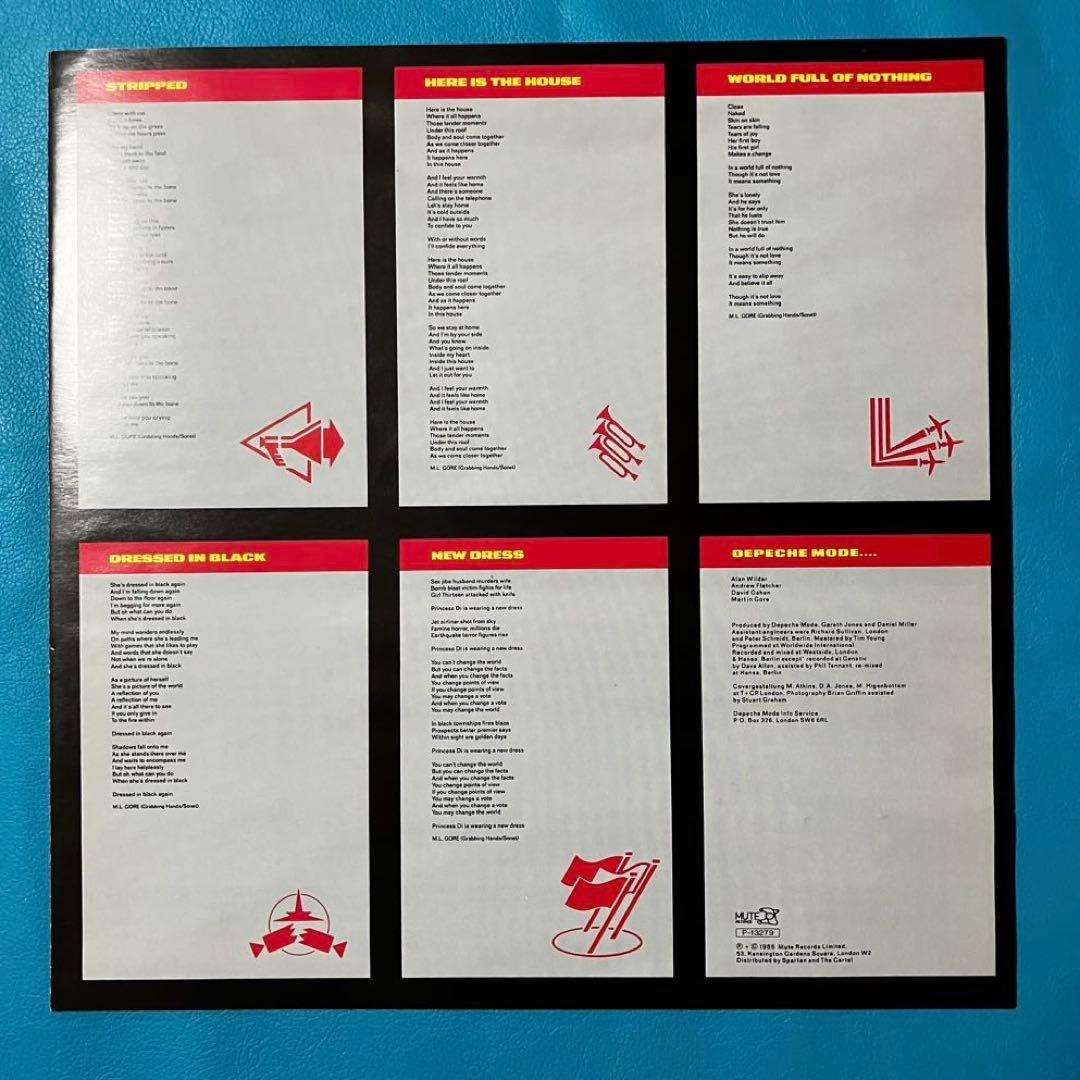 【見本盤LP】Depeche Mode 「Black Celebration」