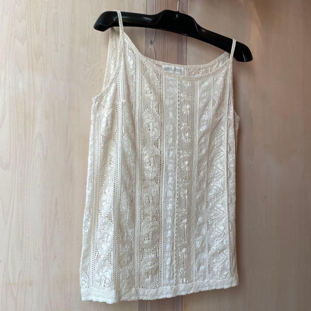 ‼️お値下げ‼️⭐️美品⭐️ビアズリー（BEARDSLEY）総レースキャミソール