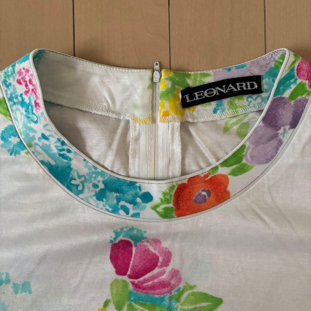 LEONARD レオナール 花柄ワンピース