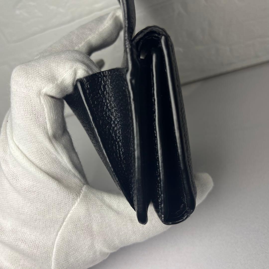 LOEWE ロエベ　アナグラム　トライフォールドウォレット　Ｗホック　三つ折り