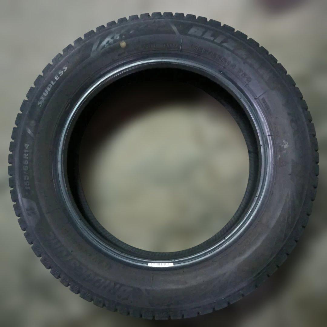 155/65R14 ブリヂストンVRX3 送料無料 まだまだ履けます! 4本
