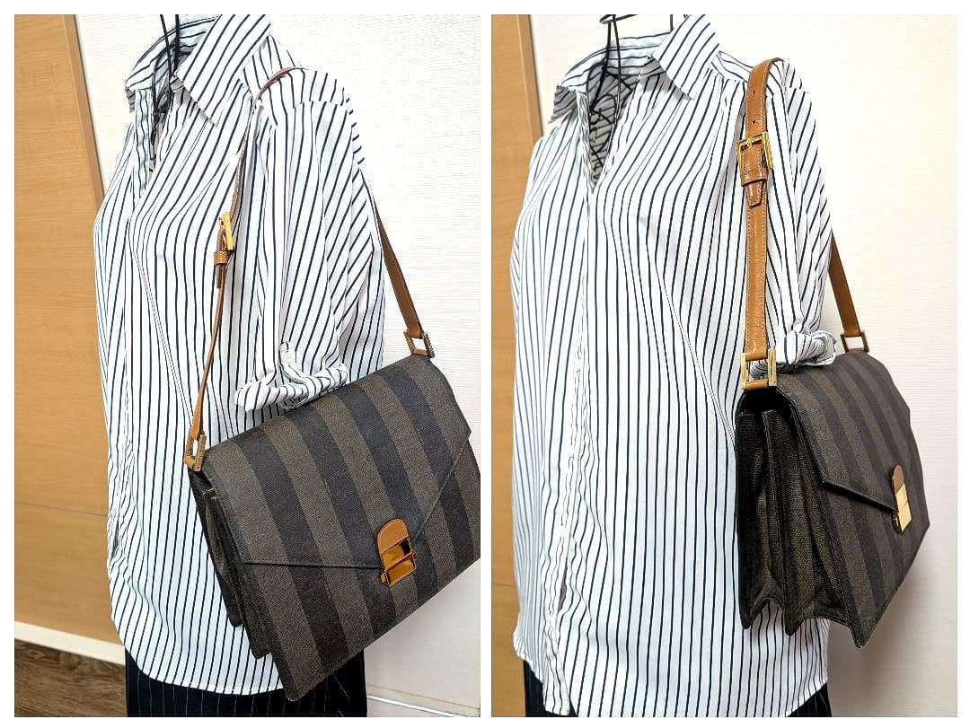 ♥人気♥フェンディ ショルダーバッグ ペカン柄 ヴィンテージ FENDI