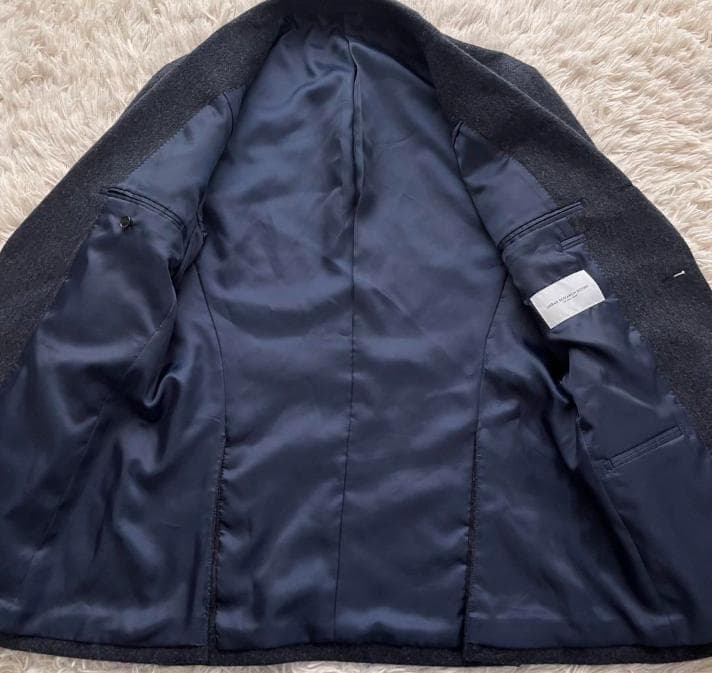 URBAN RESEACH DOORS ウール ネイビー 48 L ジャケット