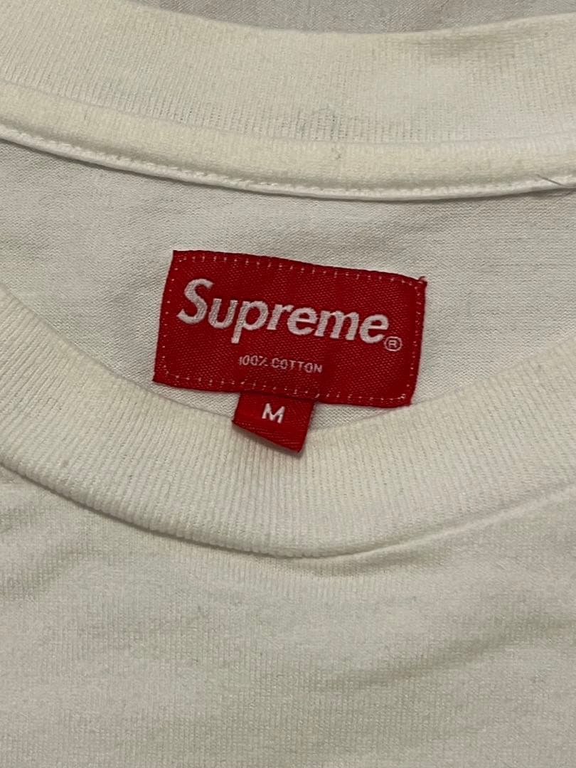 Supreme ホワイト Tシャツ M ボックスロゴ
