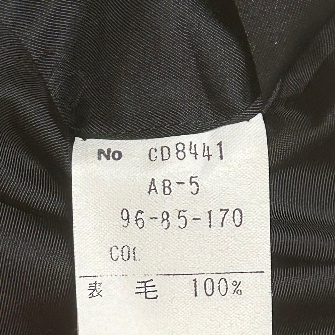 【極美品】クリスチャンディオール ダブルセットアップスーツ AB5黒 毛100%