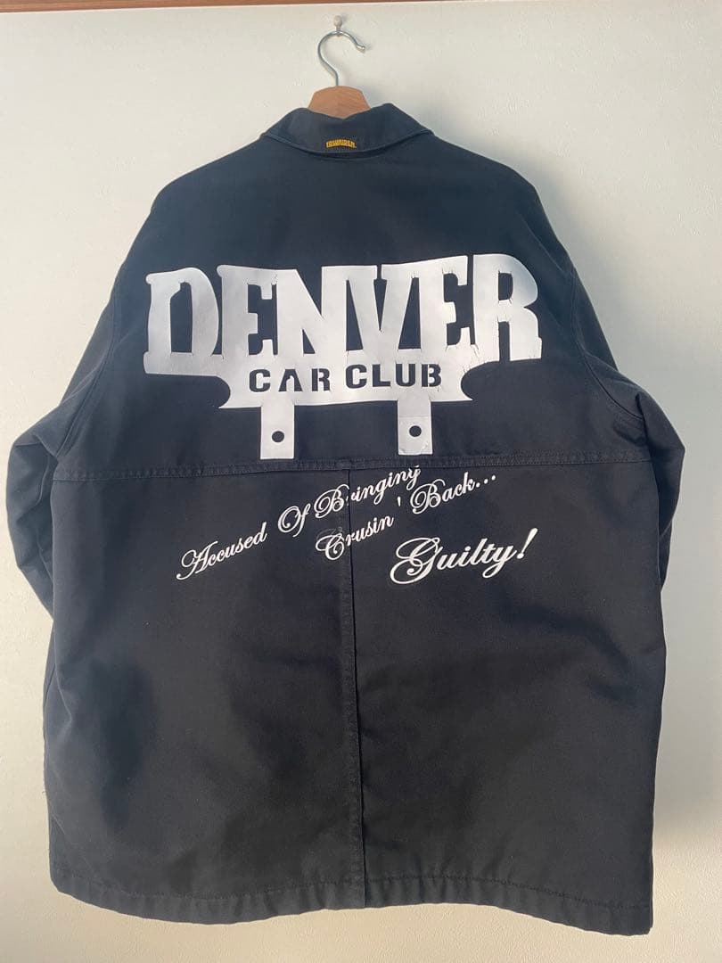 DENVER CAR CLUB ブラックカバーオール ダックジャケット