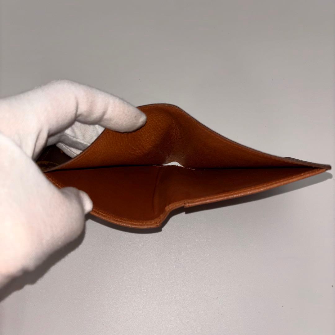 【鑑定済み】ルイヴィトン✨二つ折り財布✨モノグラム✨お札入れ✨カルトクレディ