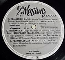 BRA85年自主盤！V.A./2 Musiurg/Festival Univer