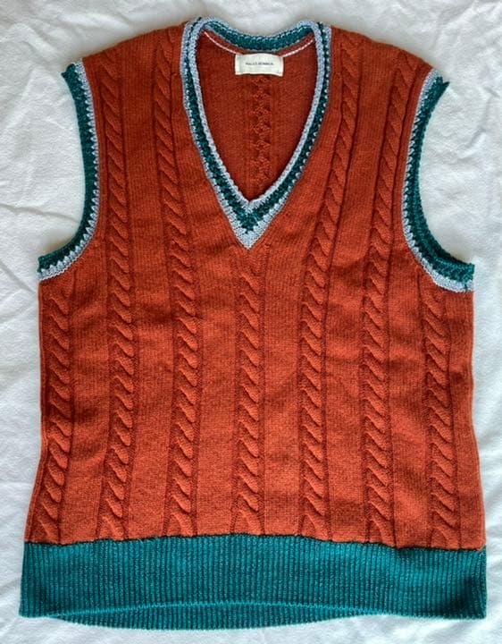 21ss wales bonner ウェールズボナー ニットベスト s/xs