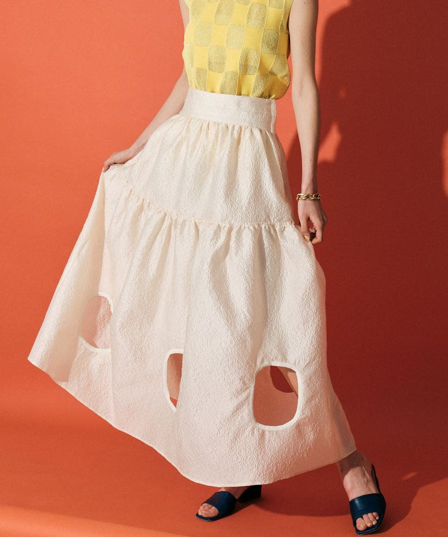 美品✨MAISON SPECIAL ヘムホール2WAYボリュームスカート