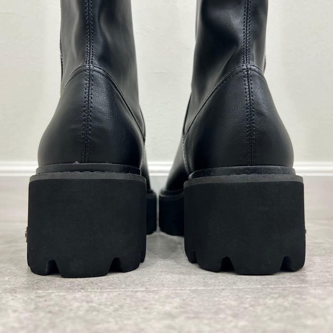 CHARLES & KEITH チャールズ&キース 厚底 ブーツ 黒 25.5