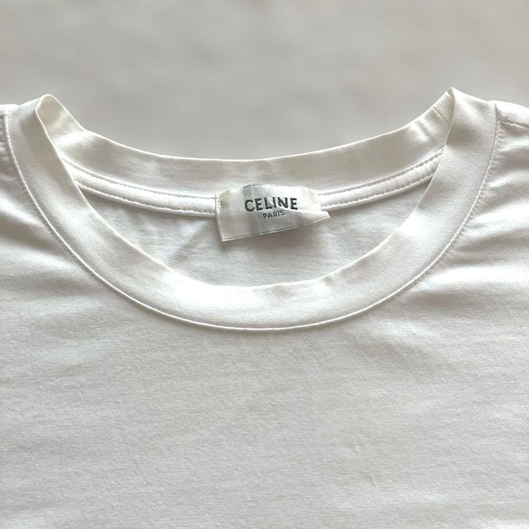 【Celine】3DロゴTシャツ・半袖T・L・白