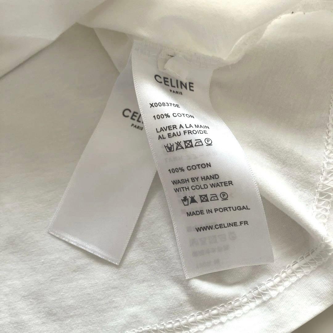 【Celine】3DロゴTシャツ・半袖T・L・白