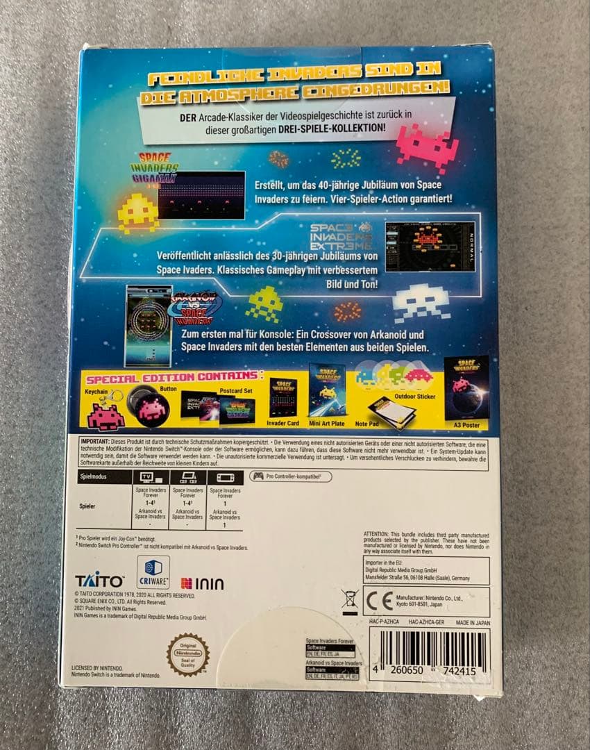 (未使用) Space Invaders SpecialEdition スイッチ