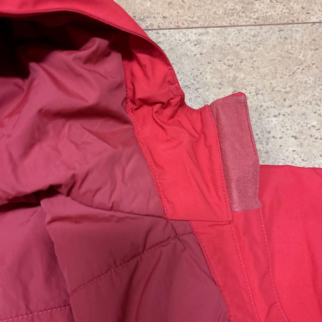 mont-bellパウダーステップ　ジャケット　キッズ140レッド