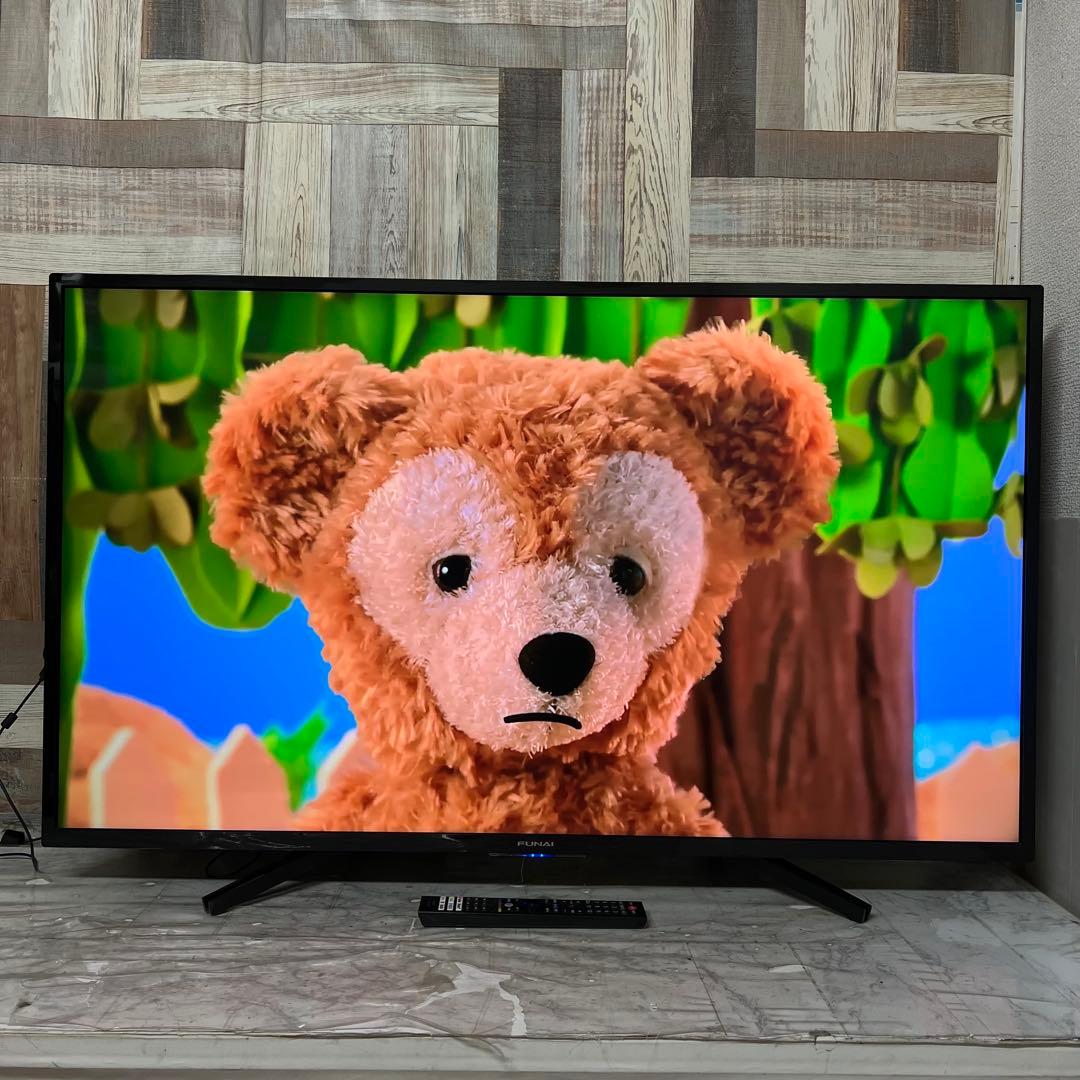 全国送料込❣️フナイ49型液晶テレビ4K チューナー内蔵アンドロイド テレビ