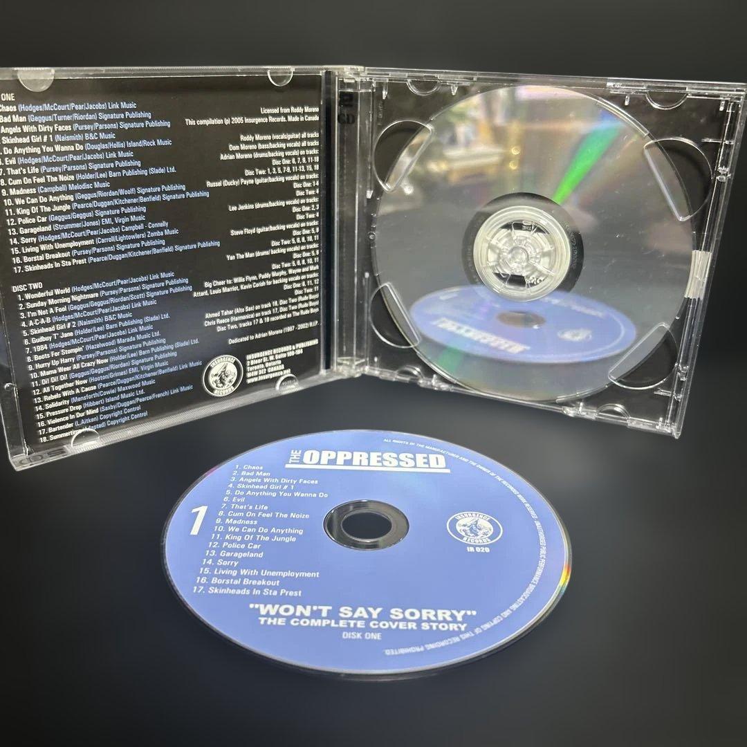洋楽 THE OPPRESSED WON'T SAY SORRY CD