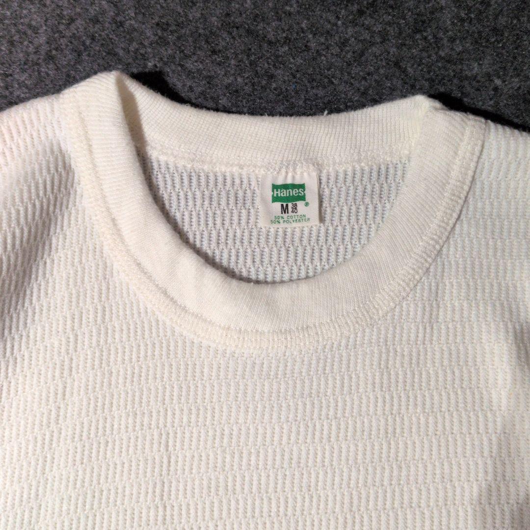 ビンテージ　Hanes 70s 　サーマル　長袖　 Tシャツ M 38/40