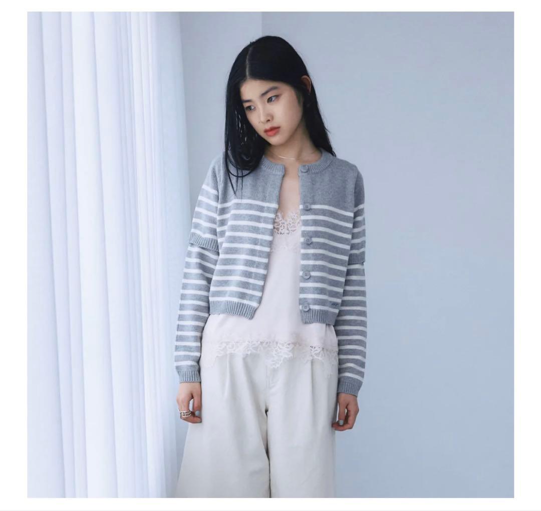 【新品未使用】シールームリン 2way sleeve Knit カーディガン