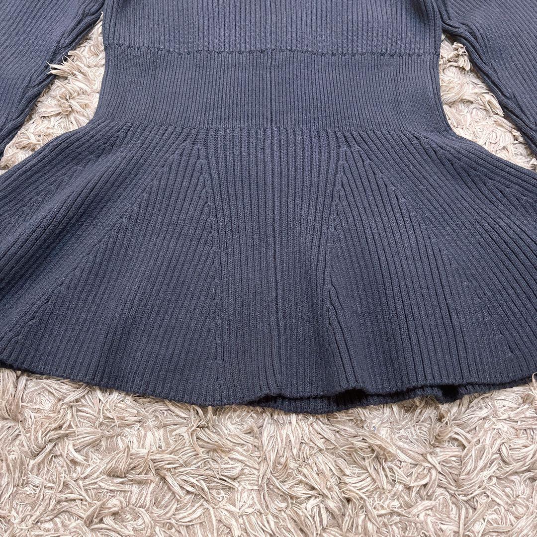 未使用級✨SNIDEL スナイデルペプラムニットプルオーバー