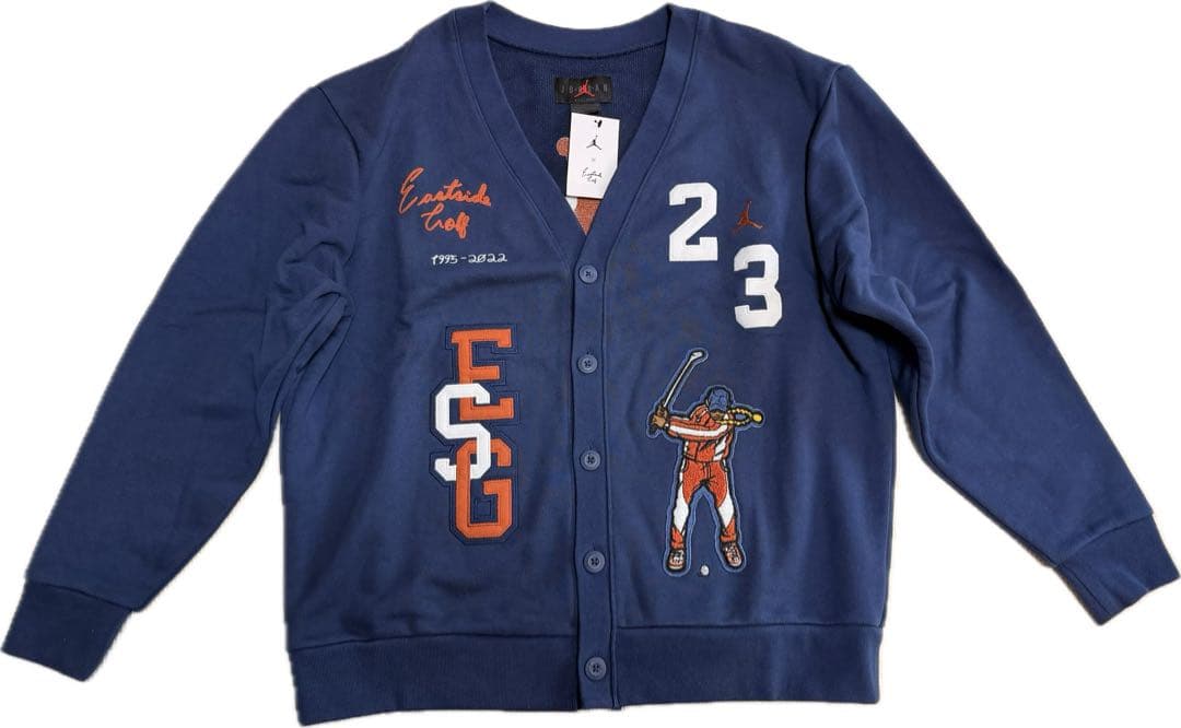 【新品】ジョーダン　イーストサイドゴルフ　カーディガン　L