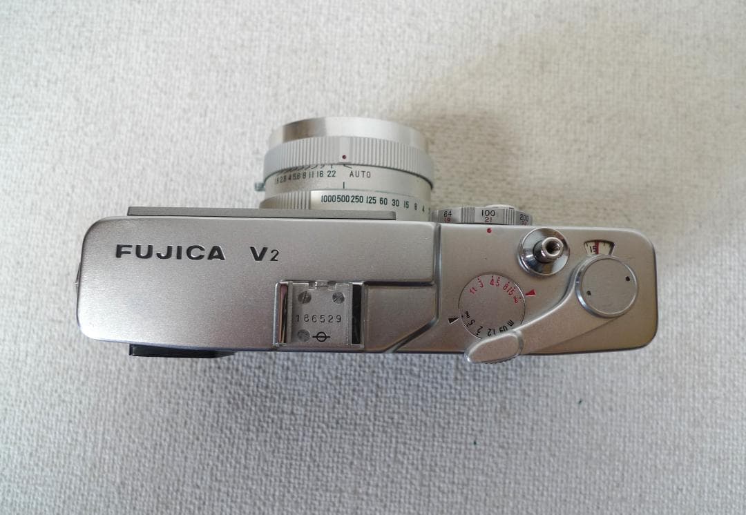 動作確認済 希少 美品 FUJICA V2 FUJINON 45mm f1.8