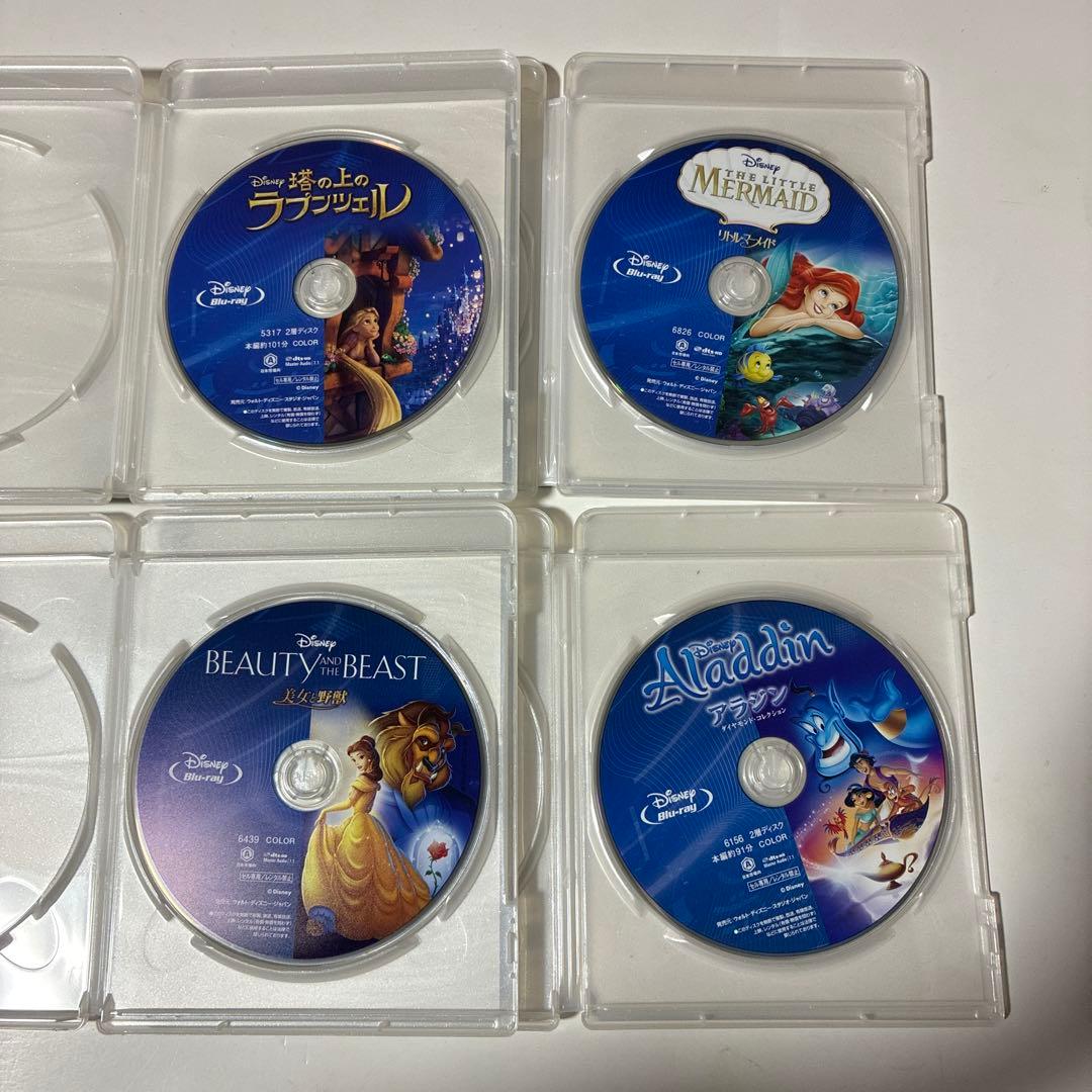 ディズニープリンセス　４作品 MovieNEX ブルーレイディスクのみ