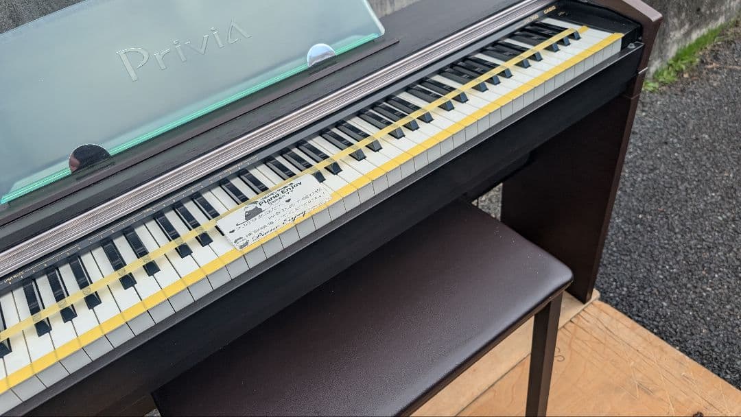 送料込み PX-700 CASIO 電子ピアノ 06年製 ★スリムで超美品