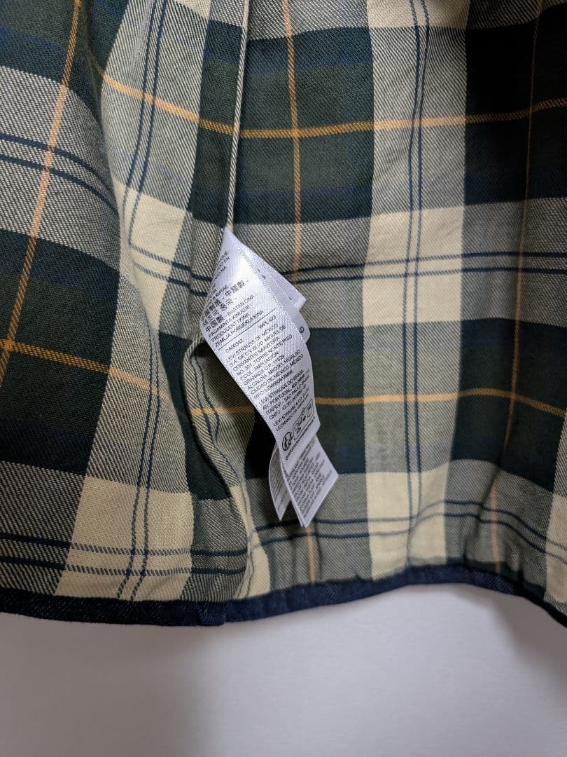 ⭐️新品M⭐️LEVI'S✕Barbour ビデイル レアブランクレッドタブ