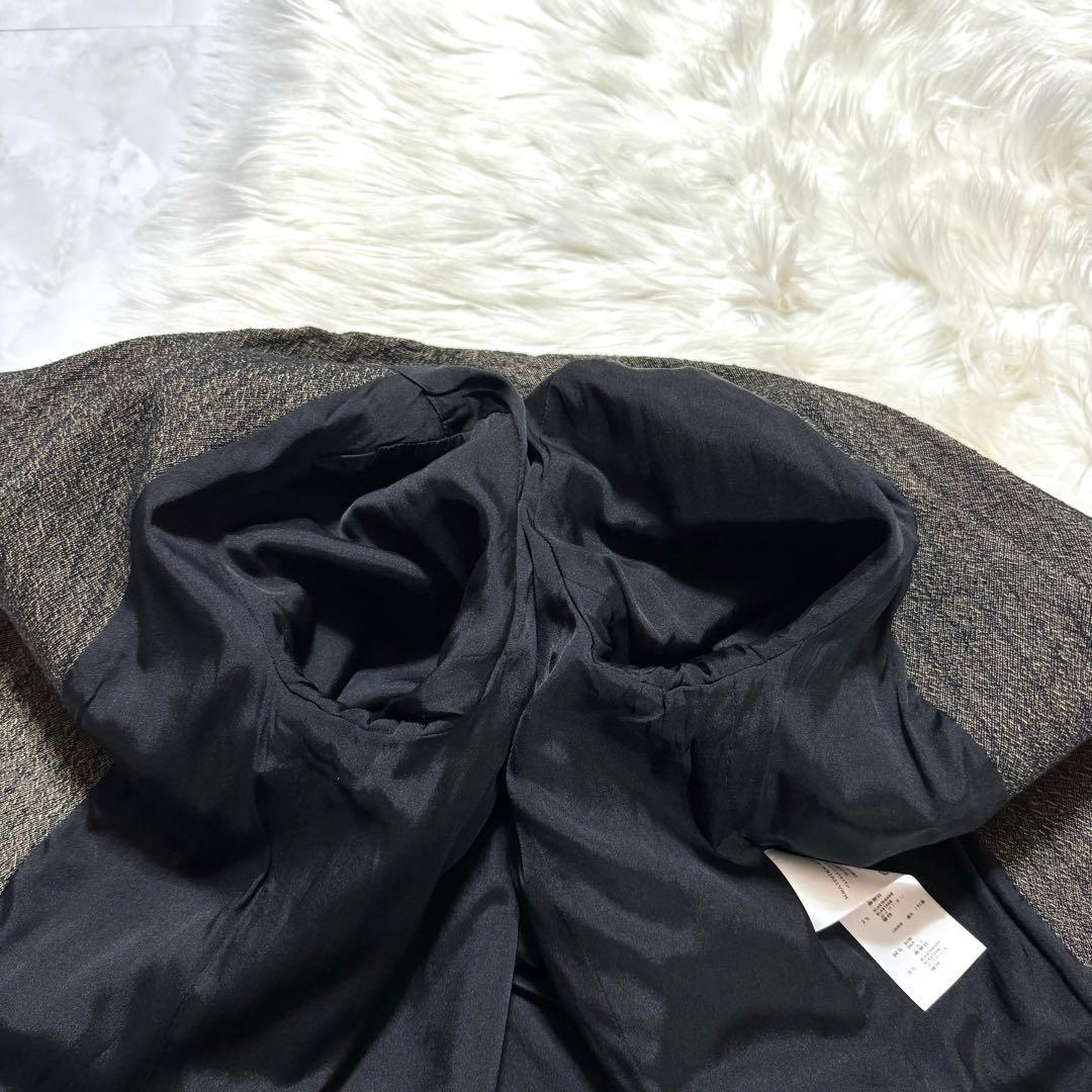 本物 極美品 ランウェイ ルイヴィトン パイピング ツイード ジャケット 7分丈