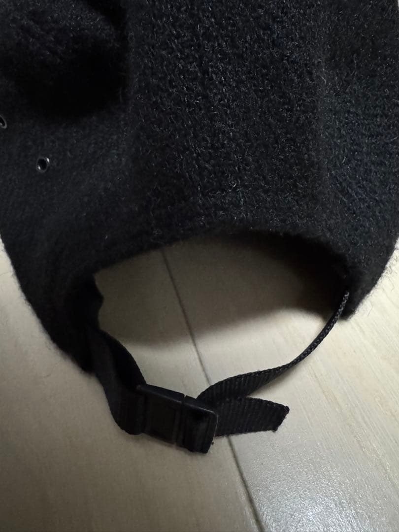 【美品】Supreme ハリスツイード キャップ 黒　USA製