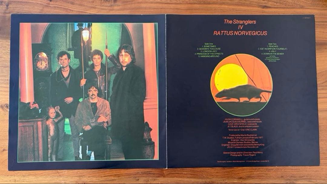 The Stranglers／夜獣の館 ’77年1st 国内盤LP GP-507