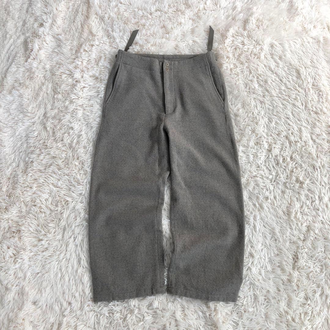 ULTERIOR　アルテリア　カシミヤ混ウールパンツ　ライトグレー
