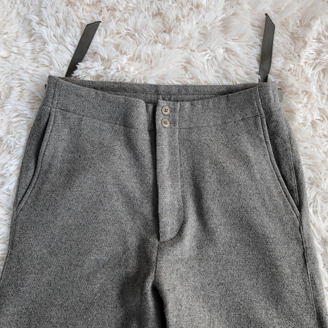 ULTERIOR　アルテリア　カシミヤ混ウールパンツ　ライトグレー